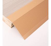 Wood to Carpet Laminate to Tile,Transition Strip Threshold Strip 36" for Doorway Floor Edge, Edge Ramp for Big Drop, for The Living Room, Bedroom, Lounge(Gold)