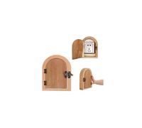Wooden Door Outlet Cover, Fairy Door Light Switch Cover, Wall Outlet Socket Plate for Child Safety & Home Decoration