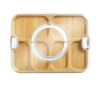 Wooden Kitchen Chopping Block - Cutting Storage Tray with Cover, Versatile Food Serving, Practical Culinary Organizer | Picnic Gatherings, Household Dining, Barbecue Events, Appetizer