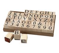 Creativ Company Wooden Stamp Set, 45pcs.