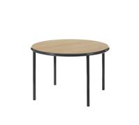 Wooden Table de Salle à Manger Ø120 Noir/Chêne