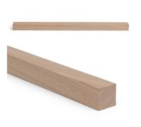 Woodsellers® Eiche nach Maß 25 x 25 mm [350-1000 mm de longueur sélectionnable] - Planche de bois en bois massif (rabotée et à angle droit) - séchée techniquement et nature (naturel, 25 x 25 x 1000mm)