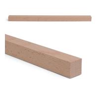 Woodsellers Hêtre sur mesure 25 x 25 mm [longueur de 350 à 1000 mm au choix] - Latte en bois massif (rabotée et à angle droit) - séchée techniquement et prête à être collée (naturelle, 25 x 25 x 350