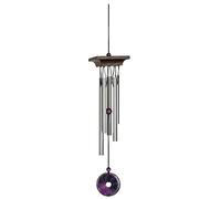 Woodstock Chimes Signature Collection (WYBRM) Carillon en améthyste Taille M (76,2 cm) pour décoration d'extérieur, terrasse, maison ou jardin