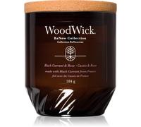 Woodwick Black Currant & Rose bougie parfumée 184 g