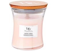 WoodWick Bougie parfumée Coastal Sunset – mèche en bois, 85 g