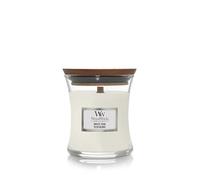 Woodwick White Teak bougie parfumée avec mèche en bois 85 g