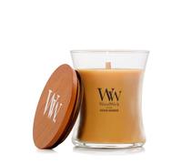 WoodWick Bougie parfumée avec mèche crépitante | Bougie Sablier moyenne Bourbon doré | Bougies à combustion longue : Jusqu’à6pk0 heures | Le cadeau parfait pour les femmes
