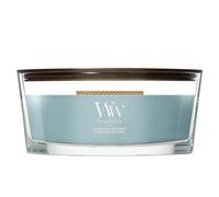 WoodWick Bougie parfumée | Bougie Ellipse | Écume & bois de cèdre | Cadeaux parfaits pour femmes