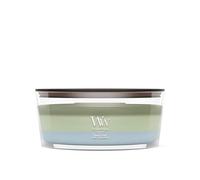 WoodWick Bougie parfumée | Bougie Ellipse | Forêt verdoyante | Cadeaux parfaits pour femmes