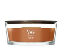 WoodWick Bougie parfumée | Bougie Ellipse | Safran fumé | Cadeaux parfaits pour femmes