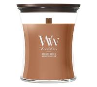 WoodWick Bougie parfumée | Bougie sablier moyenne | Ambre radieux | Cadeaux parfaits pour femmes