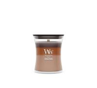 WoodWick Bougie parfumée | Bougie sablier moyenne | Cachemire rayonnant | Cadeaux parfaits pour femmes