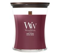 WoodWick Bougie parfumée | Bougie sablier moyenne | Cerise griotte | Cadeaux parfaits pour femmes