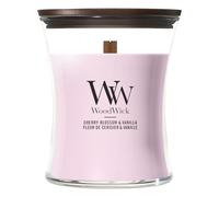 Woodwick Cherry Blossom & Vanilla bougie parfumée avec mèche en bois 275 g