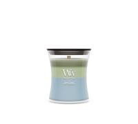 WoodWick Bougie parfumée | Bougie sablier moyenne | Forêt verdoyante | Cadeaux parfaits pour femmes