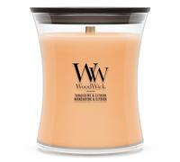 WoodWick Bougie parfumée | Bougie sablier moyenne | Mandarine & citron | Cadeaux parfaits pour femmes