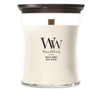 WoodWick Bougie parfumée Miel Blanc (White Honey) mèche en bois 275 g