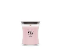 WoodWick Bougie parfumée | Bougie sablier moyenne | Rose poudrée | Cadeaux parfaits pour femmes