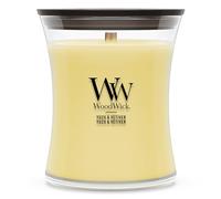 WoodWick Bougie parfumée | Bougie sablier moyenne | Yuzu & Vétiver | Cadeaux parfaits pour femmes