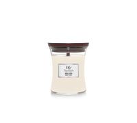 WoodWick Bougie parfumée de taille moyenne Musc à la vanille - 11 cm/ø 10 cm