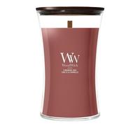 Woodwick Cinnamon Chai bougie parfumée avec mèche en bois 609.5 g