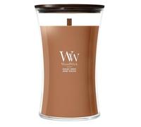 WoodWick Bougie parfumée | Grande bougie sablier | Ambre radieux | Cadeaux parfaits pour femmes