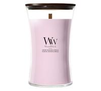 WoodWick – Bougie parfumée grande sablier, cerise, rose et vanille – Cadeaux parfaits pour femmes