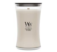 WoodWick Bougie parfumée | Grande bougie sablier | Tonka et lait d'amande | Cadeaux parfaits pour femmes
