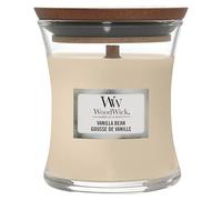 WoodWick bougie parfumée moyenne avec mèche en bois crépitante | Gousse de vanille | Jusqu'à 20 heures de combustion