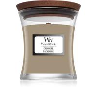 WoodWick Bougie parfumée Cachemire avec mèche en bois 85 g