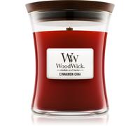 Woodwick Cinnamon Chai bougie parfumée avec mèche en bois 275 g