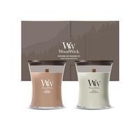 WoodWick Coffret cadeau de bougies parfumées | Deux Jarres Moyennes