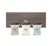 WoodWick Coffret cadeau de bougies parfumées | Trois Mini Jarre Sablier