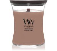 Woodwick Crystal Ginger bougie parfumée avec mèche en bois 275 g