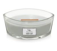 WoodWick Ellipse bougie parfumée avec mèche en bois crépitante | Lavande et Cèdre Gris