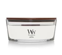 WoodWick Ellipse bougie parfumée avec mèche qui crépite, Douceur de laine, Temps de combustion jusqu'à 50 heures