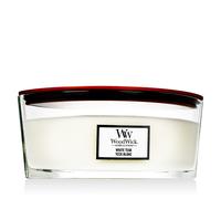 Bougie parfumée WoodWick White Teak avec mèche en bois 453,6 g