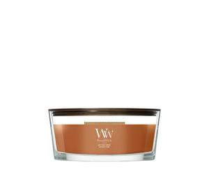 WoodWick Ellipse Saffron Smoke Bougie parfumée 454 g