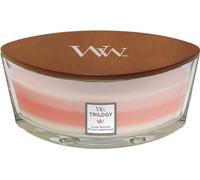 WoodWick Ellipse Trilogy bougie parfumée avec mèche qui crépite, Évasion paradisiaque, Temps de combustion jusqu'à 50 heures