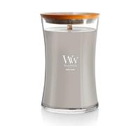 WoodWick grande bougie parfumée en jarre avec mèche qui crépite, Feu de bois, Temps de combustion jusqu'à 130 heures
