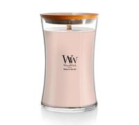 WoodWick | Grande bougie | Vanille & Sel marin | Superbe cadeau pour femme