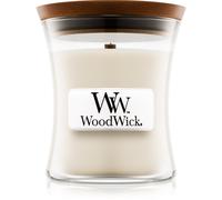 Woodwick Island Coconut bougie parfumée avec mèche en bois 85 g
