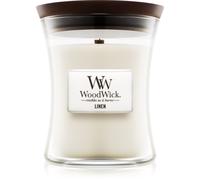 Woodwick Linen bougie parfumée avec mèche en bois 275 g
