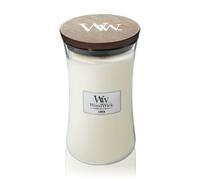 Bougie parfumée WoodWick Linen avec mèche en bois 609,5 g