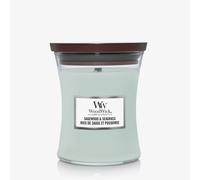 WoodWick Medium Hourglass Candle - Sagewood & Seagrass Universal