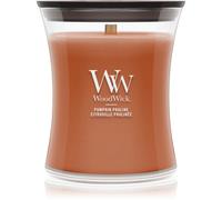 Woodwick Pumpkin Praline bougie parfumée avec mèche en bois 275 g