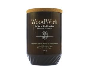 WoodWick ReNew Tomato Leaf & Basil grande bougie 368 g