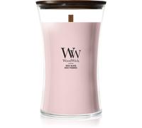 WoodWick Bougie parfumée | Grande bougie sablier | Rose poudrée | Cadeaux parfaits pour femmes