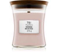 WoodWick Bougie parfumée Rosewood avec mèche en bois 275 g